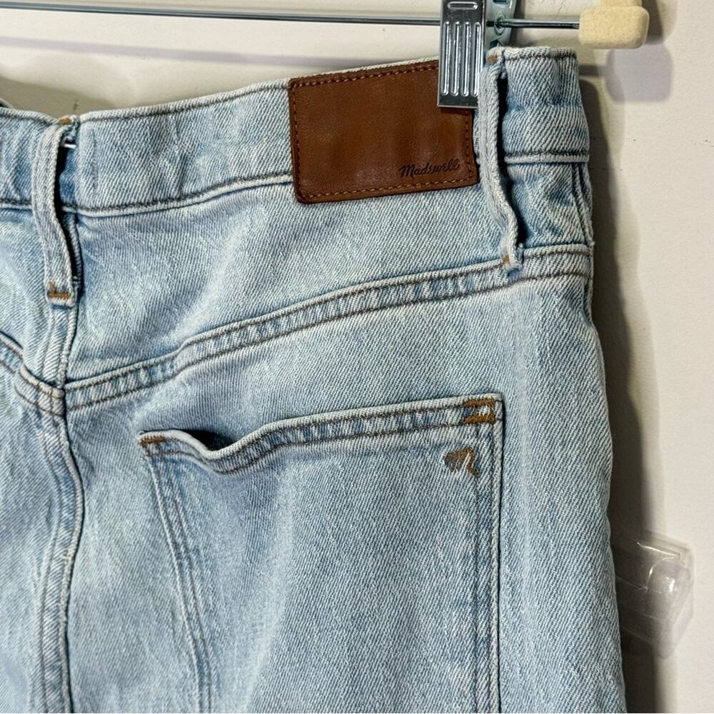 Madewell The High-Rise Slim Crop Boyjean in Dumas Wash: Ripped Edition MC556 W29 - Picture 6 of 14